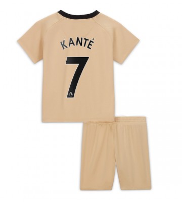 Chelsea Kante #7 Tredjedraktsett Barn 2022-23 Kortermet (+ Korte bukser)